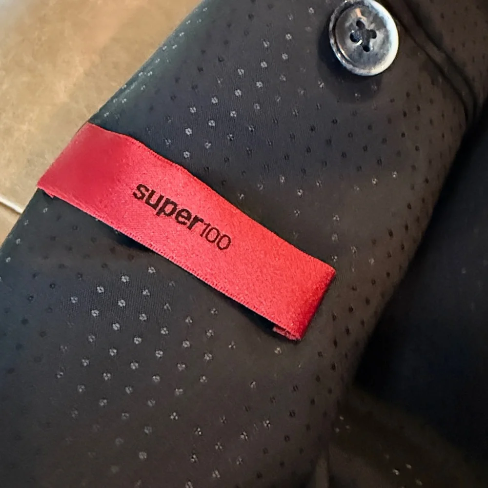 Hugo Boss Super 100 Wool Blazer 36S Gray